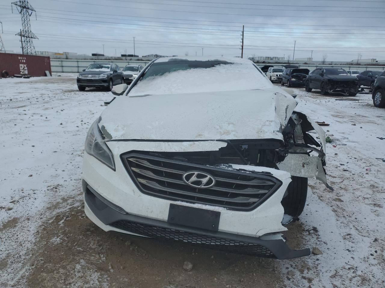 2015 Hyundai Sonata VIN 5NPE34AFXFH079003 Copart auction photo, front end damage thumbnail 5