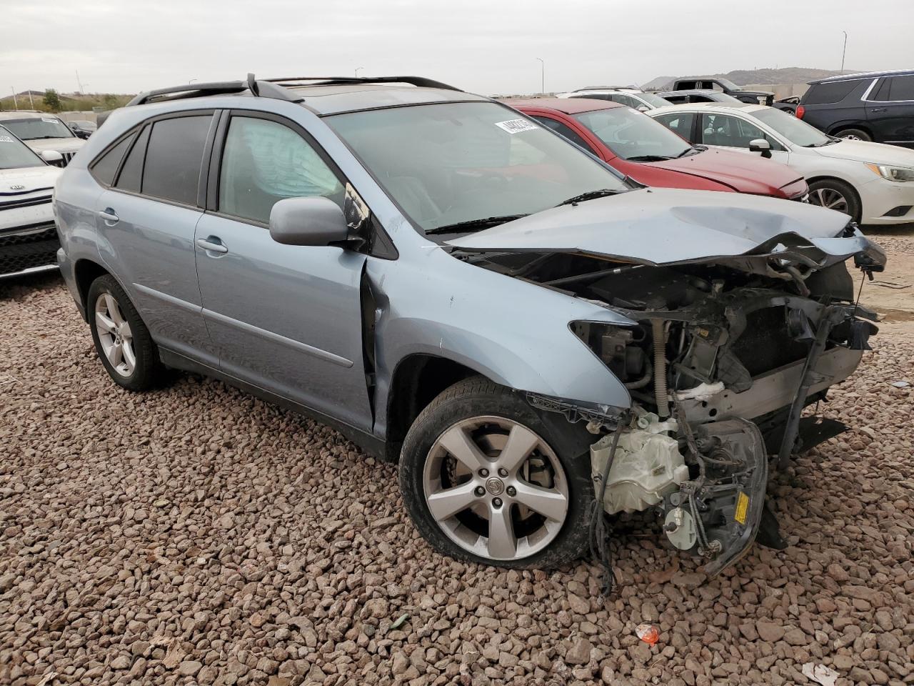 2005 Lexus RX VIN JTJHA31U750076192 Copart auction photo, rollover / front end damage thumbnail 4