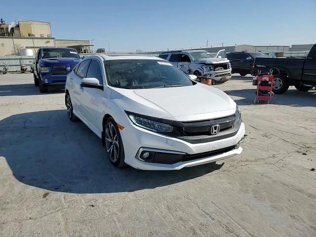 2020 Honda Civic VIN 19XFC1F95LE011214 Copart auction photo, front end / side damage thumbnail 11