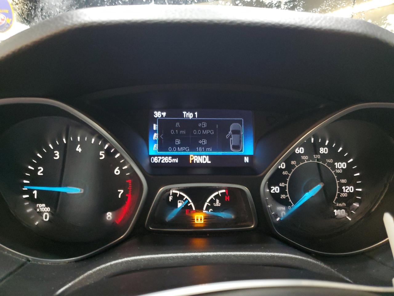 2017 Ford Focus VIN 1FADP3F23HL243289 Copart auction photo, side damage thumbnail 9
