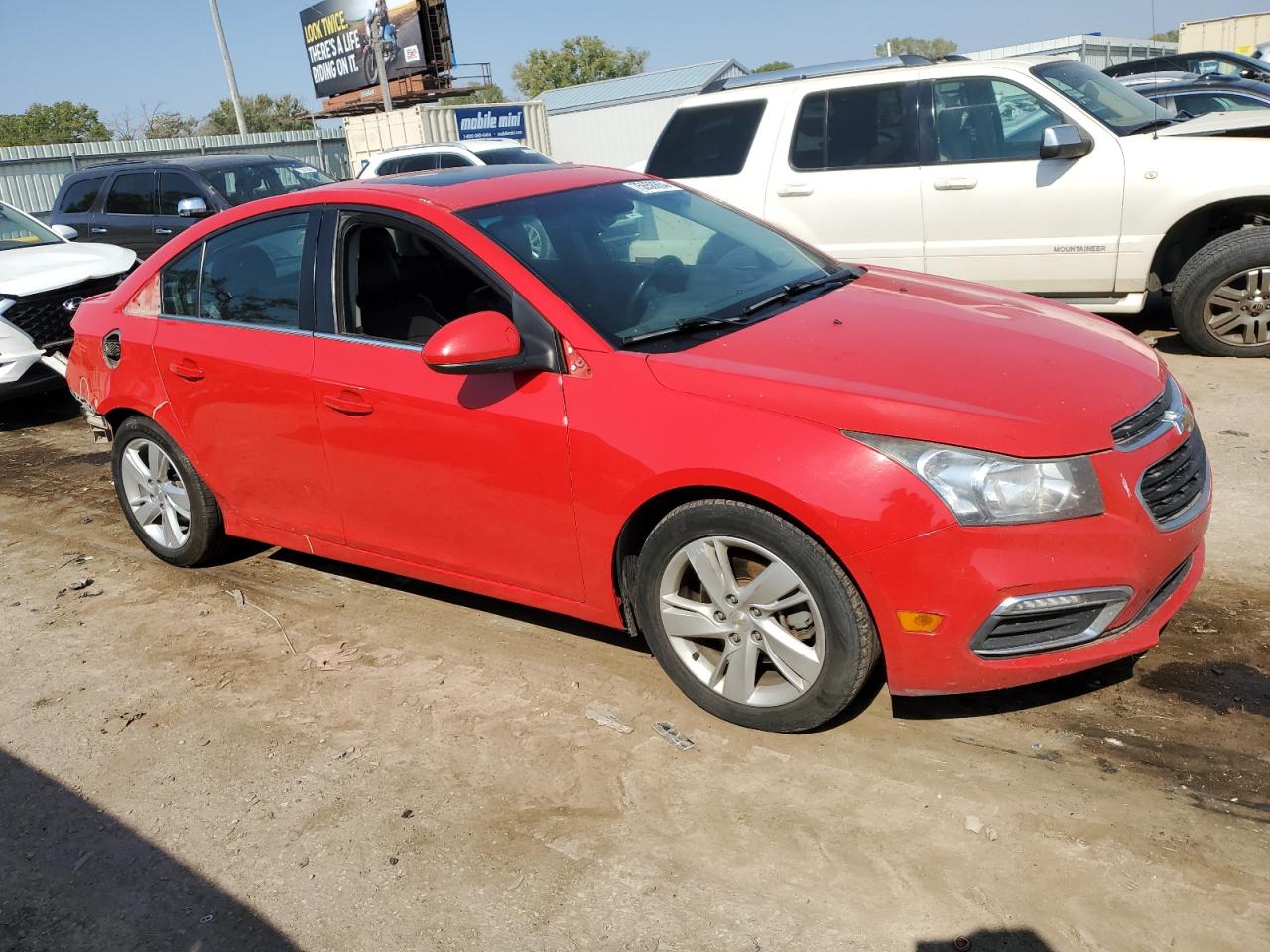 2015 Chevrolet Cruze VIN 1G1P75SZ1F7136567 Copart auction photo, rear end damage thumbnail 4