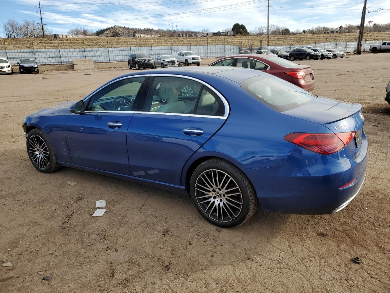 2024 Mercedes-Benz C-klasse VIN W1KAF4HB9RR160263 Copart auction photo, front end / side damage thumbnail 2
