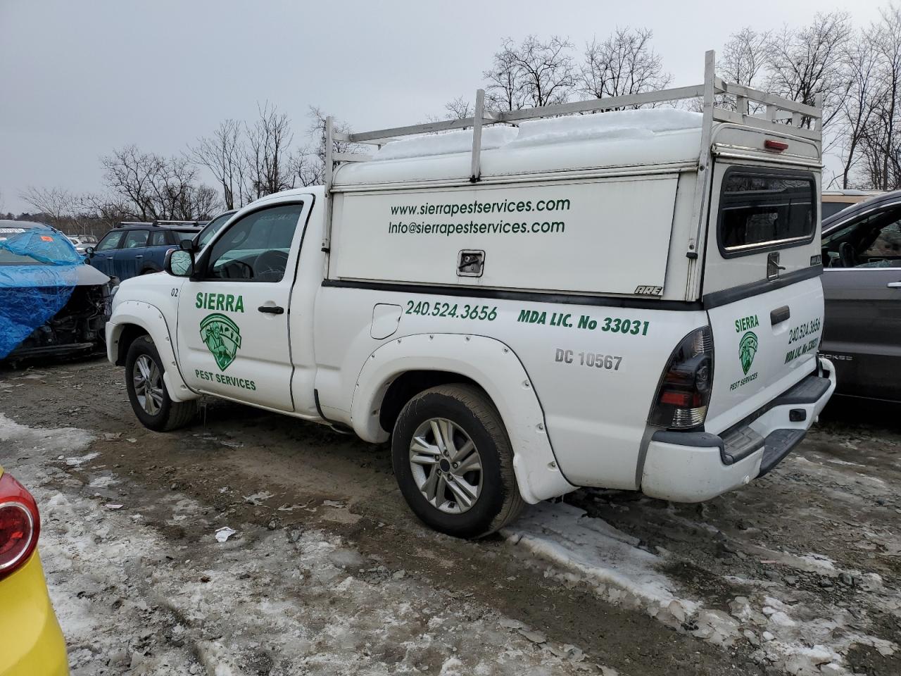 2013 Toyota Tacoma VIN 5TFNX4CN6DX026244 Copart auction photo, side / rear end damage thumbnail 2
