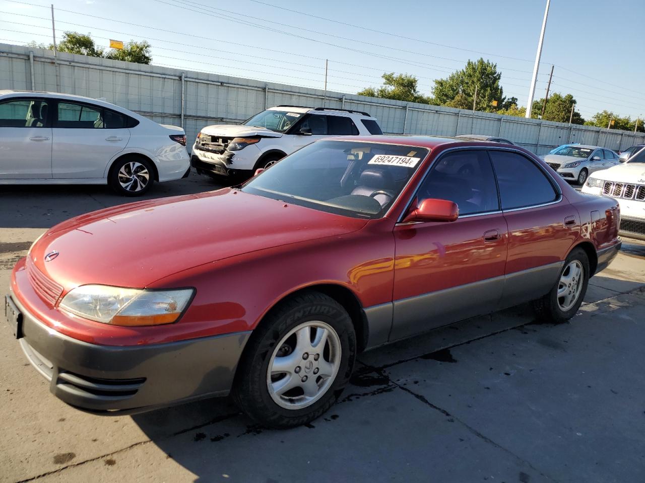 1992 Lexus ES VIN JT8VK13TXN0096236
