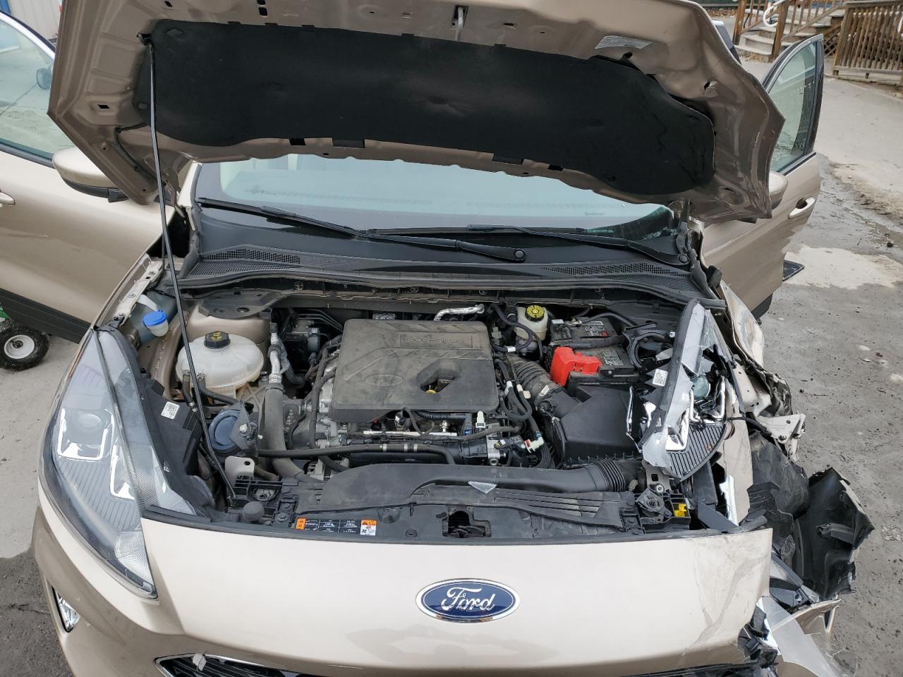 2020 Ford Escape VIN 1FMCU9H62LUB90066 Copart auction photo, side / front end damage thumbnail 13