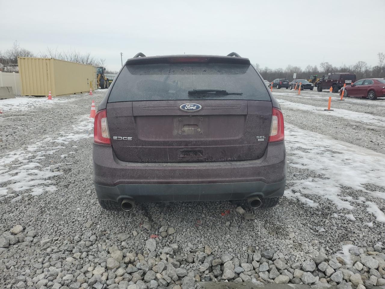 2011 Ford Edge VIN 2FMDK4JCXBBA26050 Copart auction photo, rear end / side damage thumbnail 6