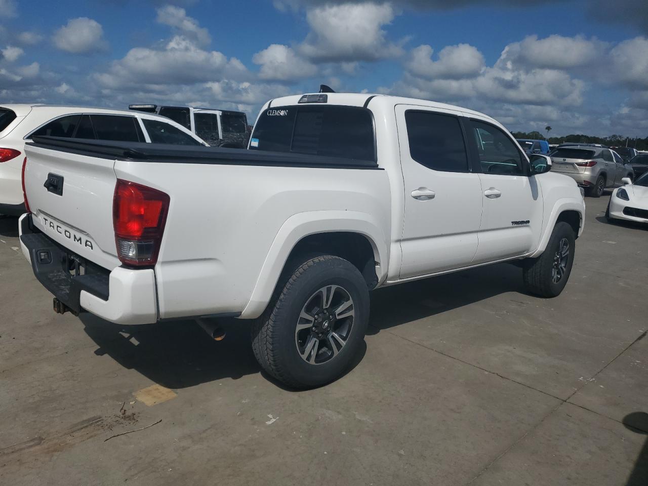 2017 Toyota Tacoma VIN 3TMCZ5ANXHM062119 Copart auction photo, water/flood damage thumbnail 3