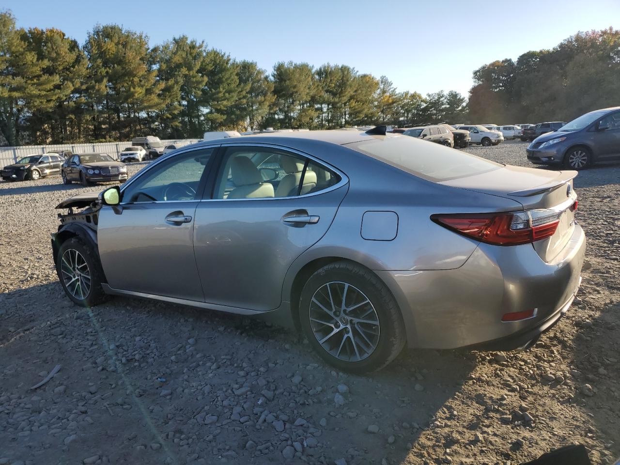 2018 Lexus ES VIN 58ABK1GG3JU111944 Copart auction photo, front end damage thumbnail 2
