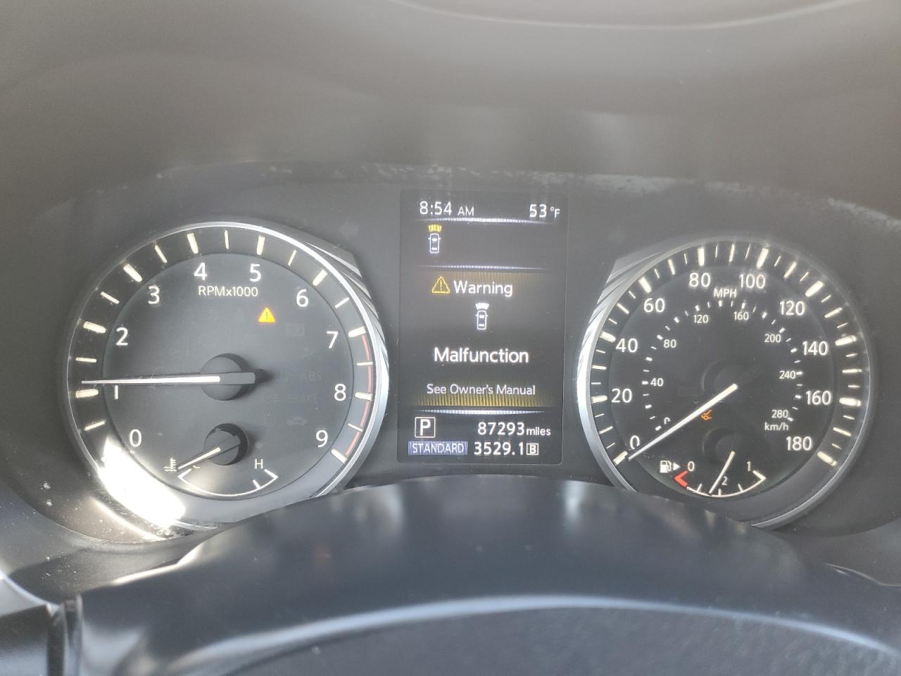 2021 Infiniti Q50 VIN JN1EV7AP6MM701378 Copart auction photo, front end damage thumbnail 9