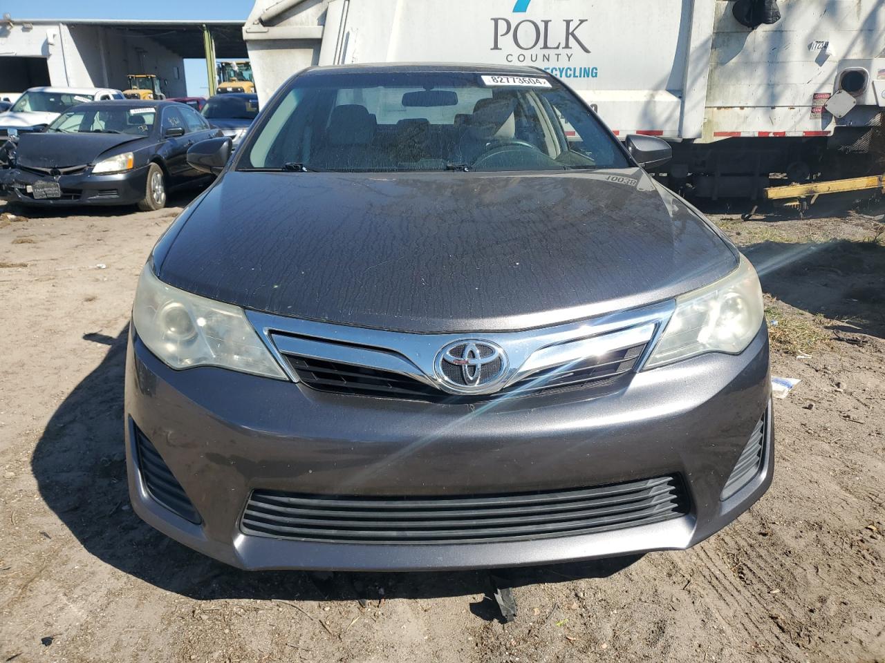 2014 Toyota Camry VIN 4T4BF1FK6ER411586 Copart auction photo, side damage thumbnail 5