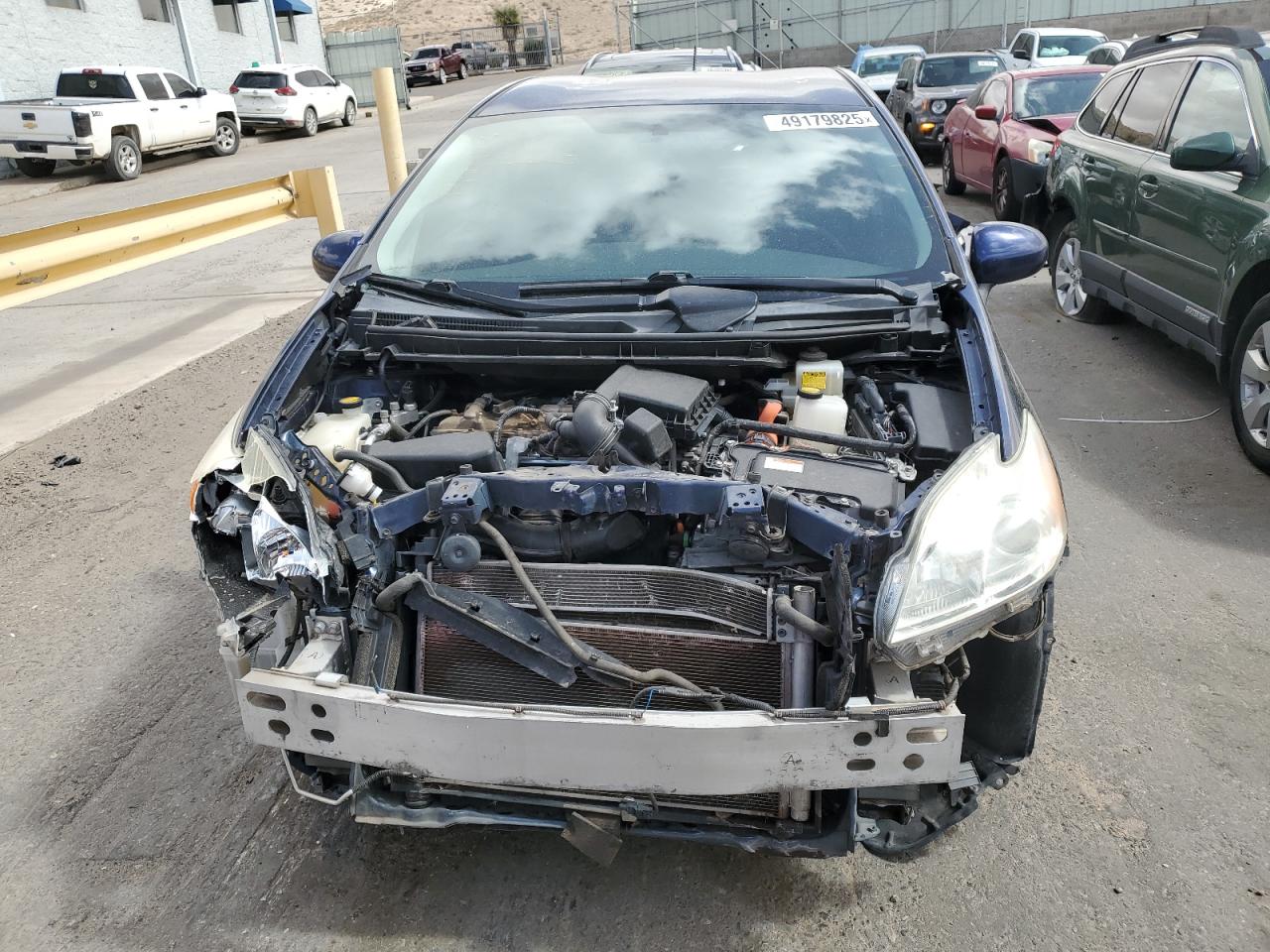 2013 Toyota Prius VIN JTDKN3DUXD1727235 Copart auction photo, front end damage thumbnail 5