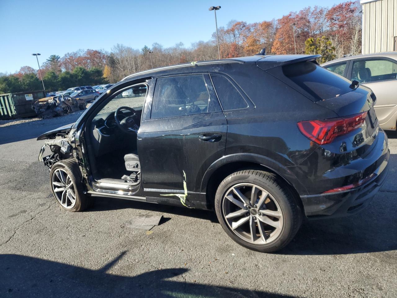 2023 Audi Q3 VIN WA1EECF38P1116331 Copart auction photo, side damage thumbnail 2