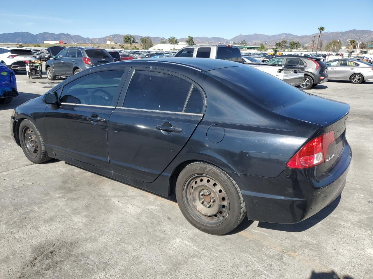 2006 Honda Civic VIN 1HGFA16596L055393 Copart auction photo, front end / side damage thumbnail 2