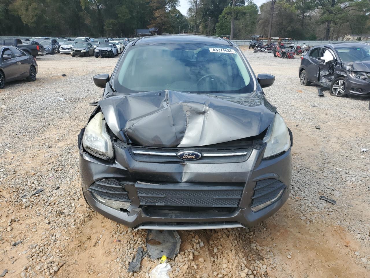 2016 Ford Escape VIN 1FMCU0GXXGUA42615 Copart auction photo, front end damage thumbnail 5
