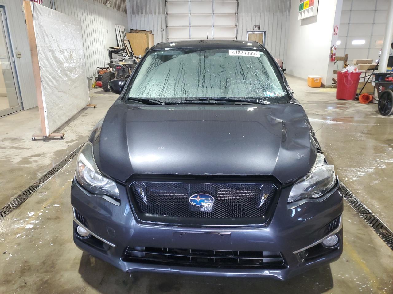 2015 Subaru Impreza VIN JF1GJAS68FH013078 Copart auction photo, front end / side damage thumbnail 5