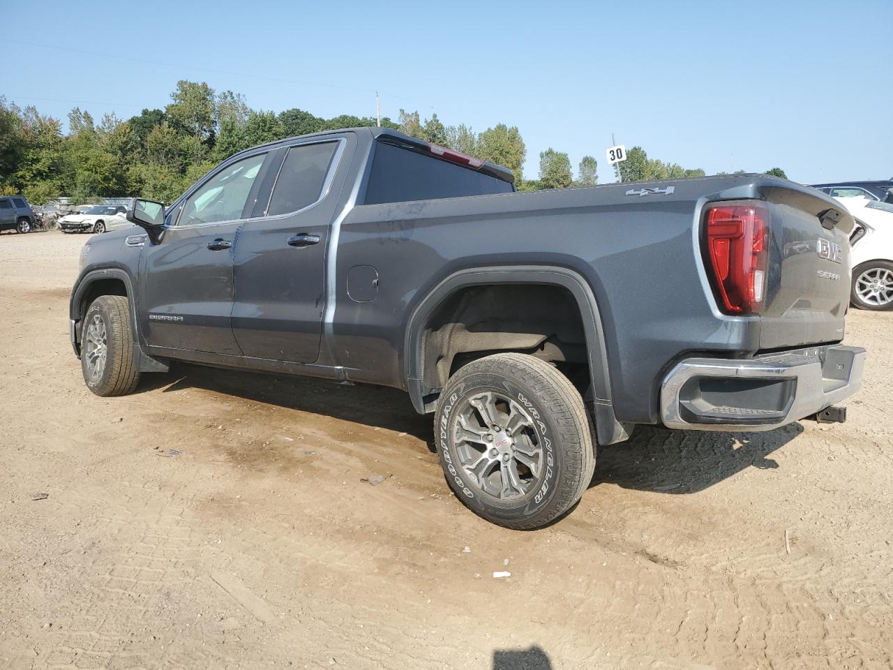2021 GMC Sierra VIN 1GTR9BEDXMZ205427 Copart auction photo, front end / undercarriage damage thumbnail 2