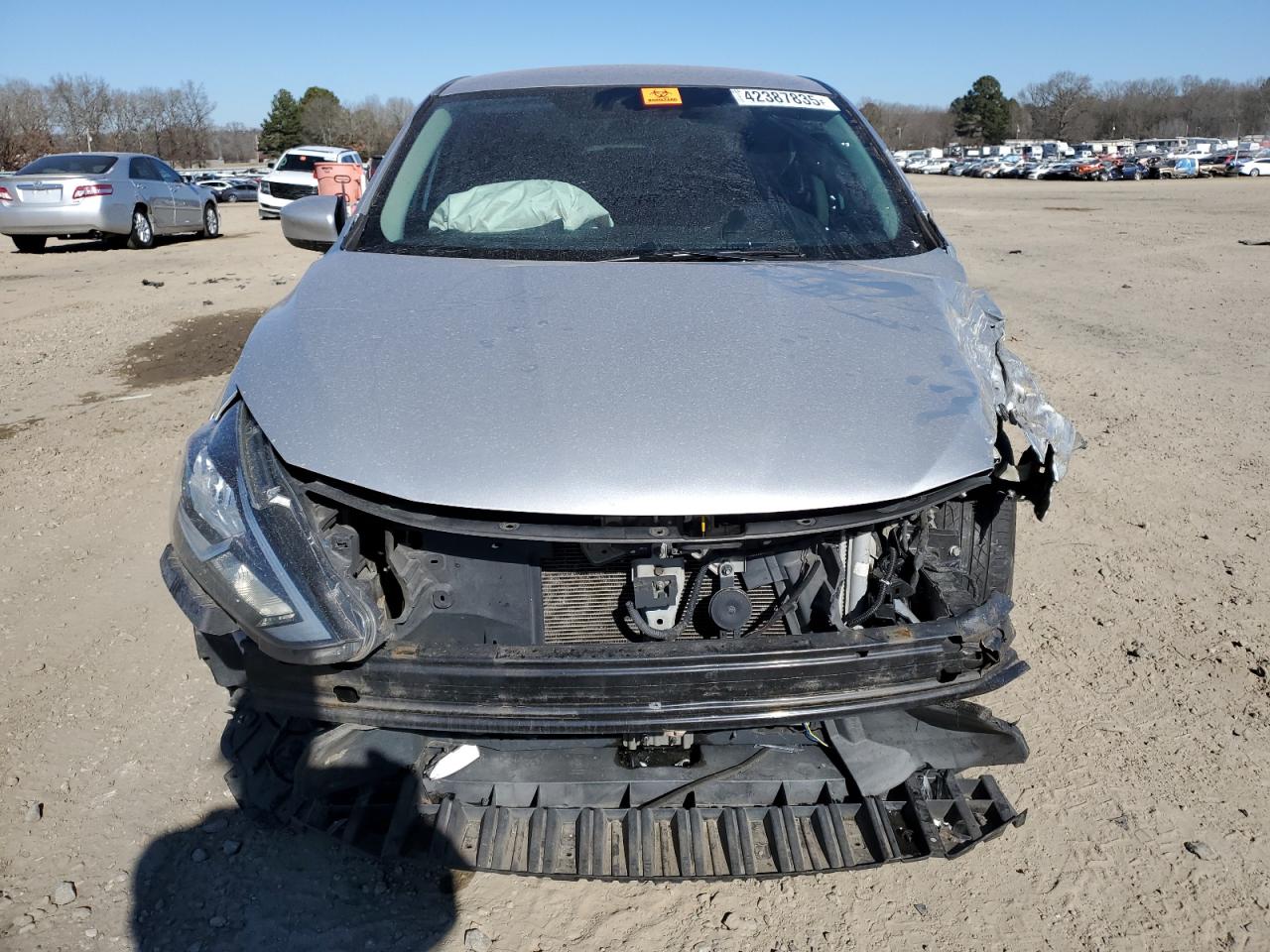 2017 Nissan Sentra VIN 3N1AB7AP6HY238331 Copart auction photo, all over damage thumbnail 5