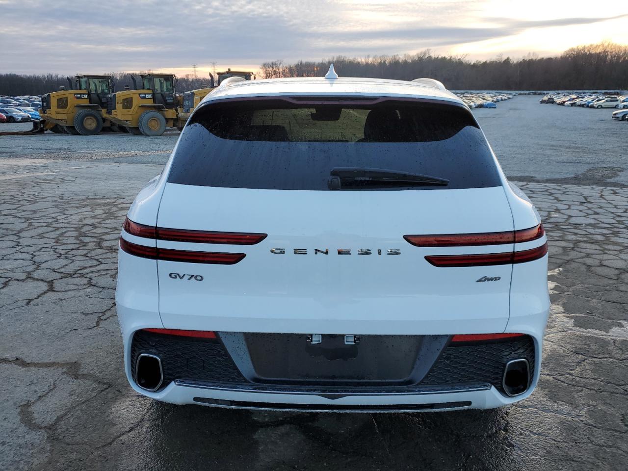 2022 Genesis Gv70 VIN KMUMADTB7NU024005 Copart auction photo, front end / side damage thumbnail 6