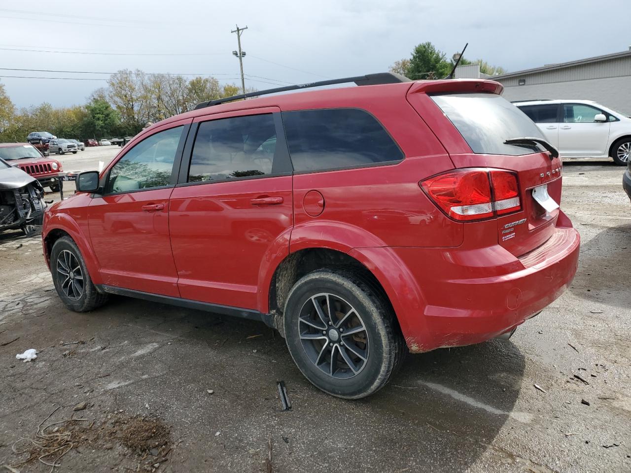 2017 Dodge Journey VIN 3C4PDDAG7HT704135 Copart auction photo, front end damage thumbnail 2