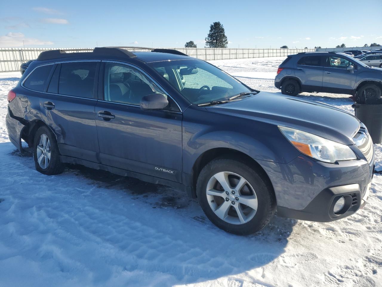 2014 Subaru Outback VIN 4S4BRBNC6E3319501 Copart auction photo, side damage thumbnail 4