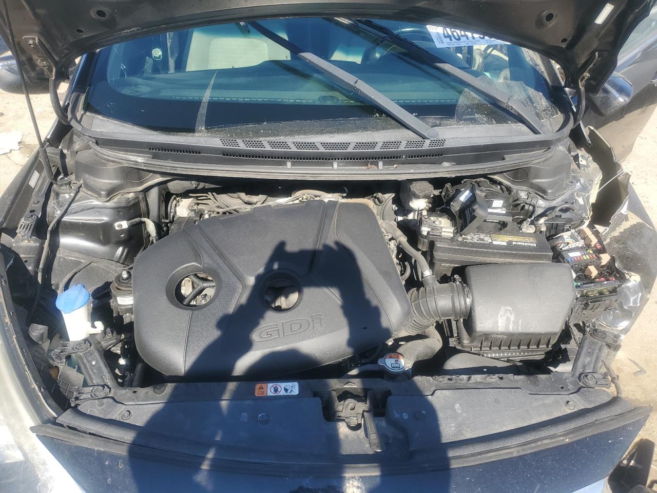 2016 KIA Forte VIN KNAFX4A8XG5506110 Copart auction photo, front end damage thumbnail 12