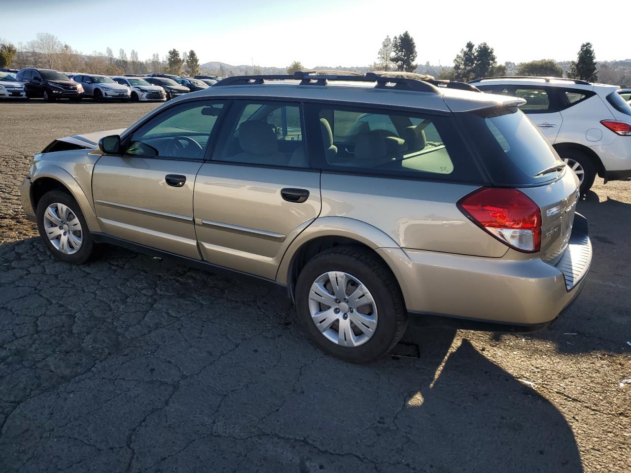 2008 Subaru Legacy VIN 4S4BP60C287307119 Copart auction photo, front end / mechanical damage thumbnail 2
