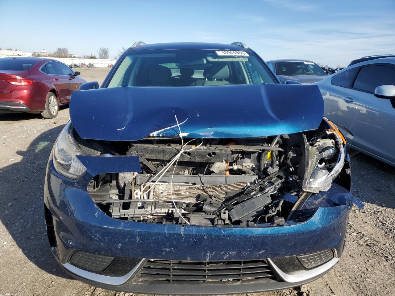 2017 KIA Niro VIN KNDCB3LCXH5049218 Copart auction photo, front end / minor dent/scratches damage thumbnail 5
