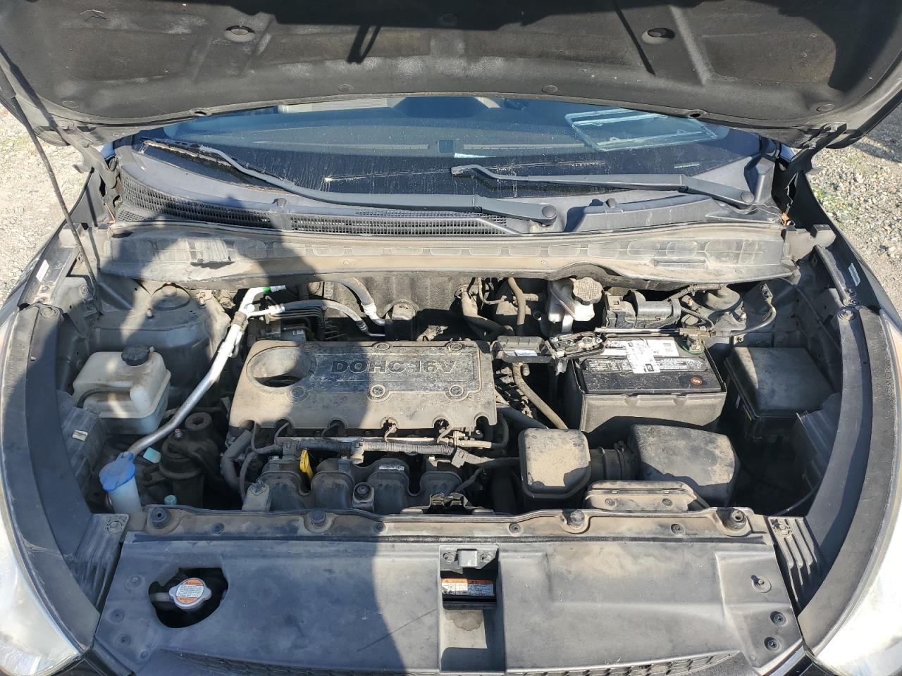 2013 Hyundai Tucson VIN KM8JU3ACXDU553915 Copart auction photo, mechanical / side damage thumbnail 12