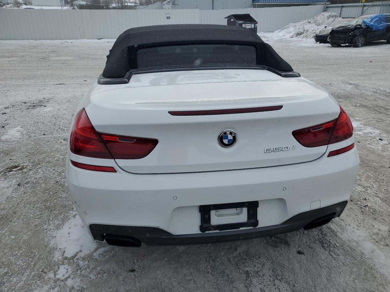 2015 BMW 6er VIN WBAYP9C5XFD169791 Copart auction photo, front end damage thumbnail 6