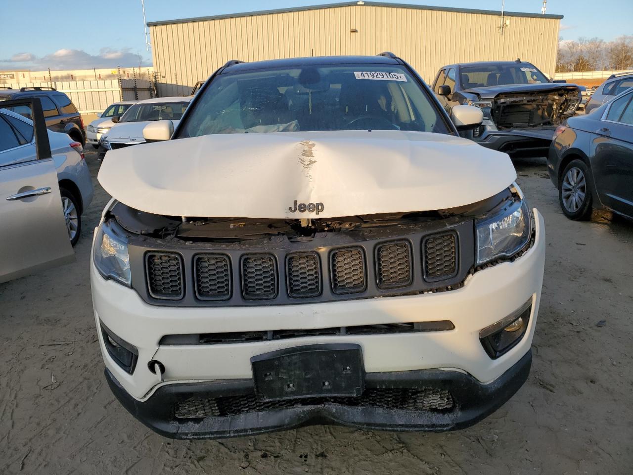 2021 Jeep Compass VIN 3C4NJDBB8MT586660 Copart auction photo, all over damage thumbnail 5