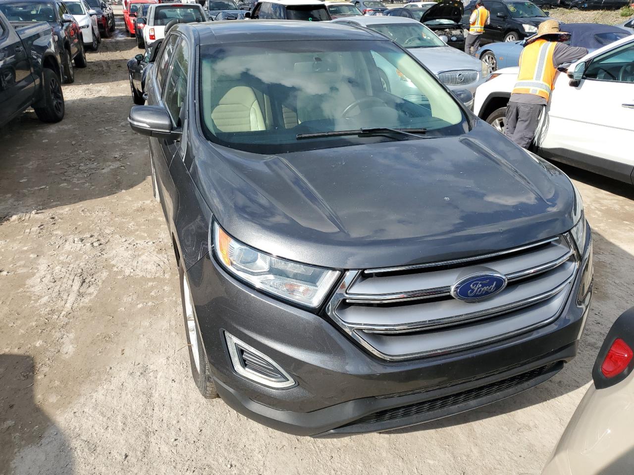 2015 Ford Edge VIN 2FMTK3J86FBB28792 Copart auction photo, water/flood damage thumbnail 5