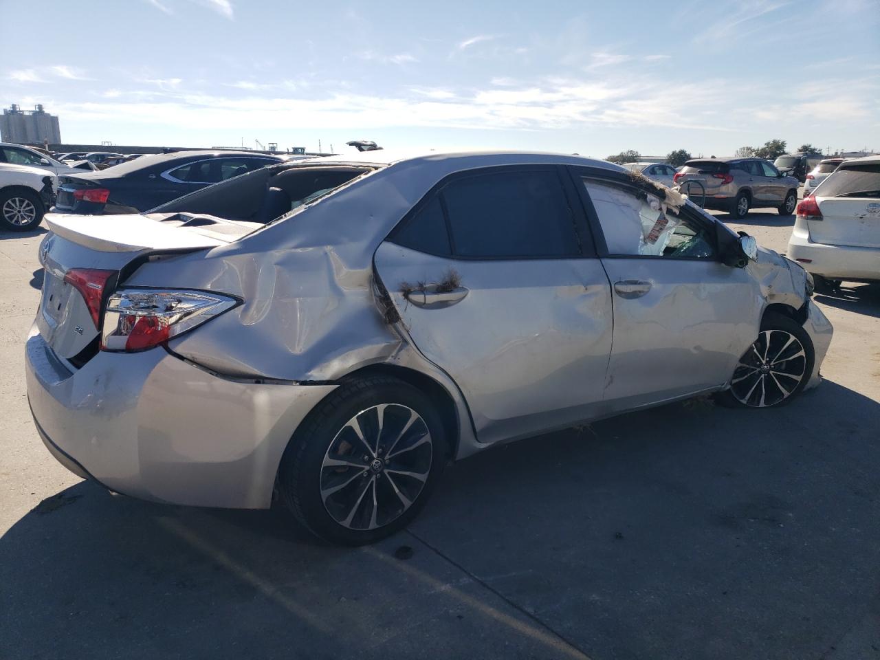 2019 Toyota Corolla VIN 5YFBURHE9KP911518 Copart auction photo, rollover damage thumbnail 3