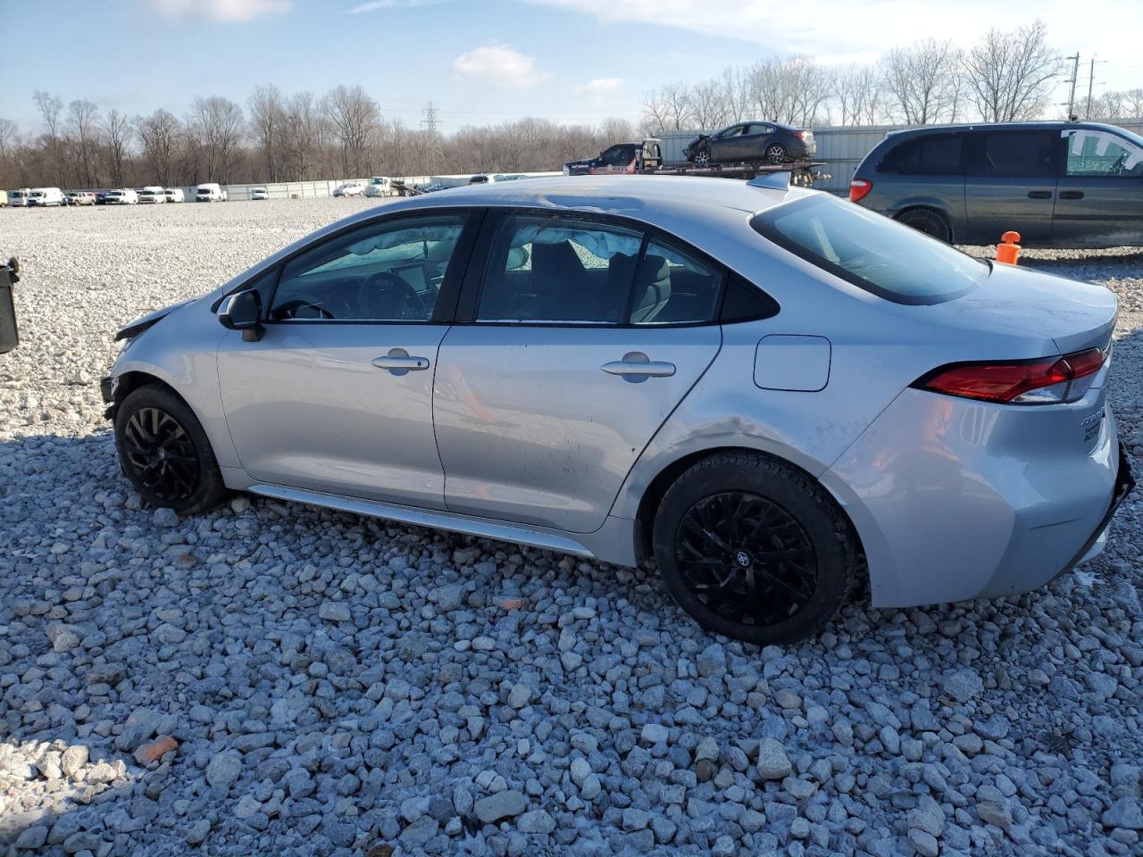 2021 Toyota Corolla VIN 5YFEPMAE2MP266456 Copart auction photo, rollover damage thumbnail 2