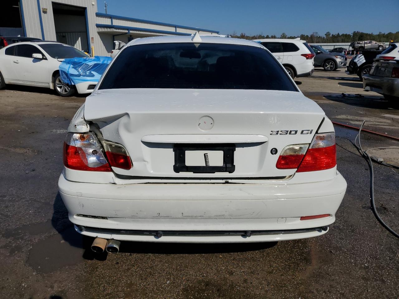 2003 BMW 3er VIN WBABN53433PH03075 Copart auction photo, front end / rear end damage thumbnail 6
