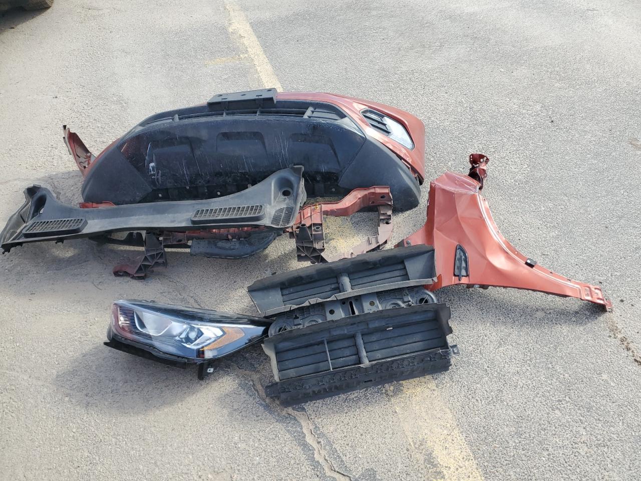 2019 Ford Escape VIN 1FMCU9GD7KUA64610 Copart auction photo, front end damage thumbnail 15