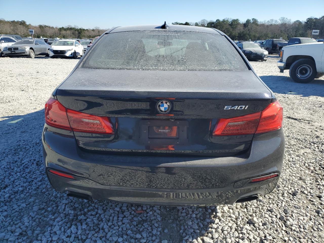 2018 BMW 5er VIN WBAJE5C56JWA96418 Copart auction photo, front end / side damage thumbnail 6
