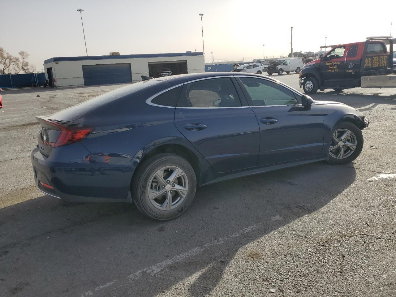 2022 Hyundai Sonata VIN 5NPEG4JA3NH143678 Copart auction photo, front end / undercarriage damage thumbnail 3