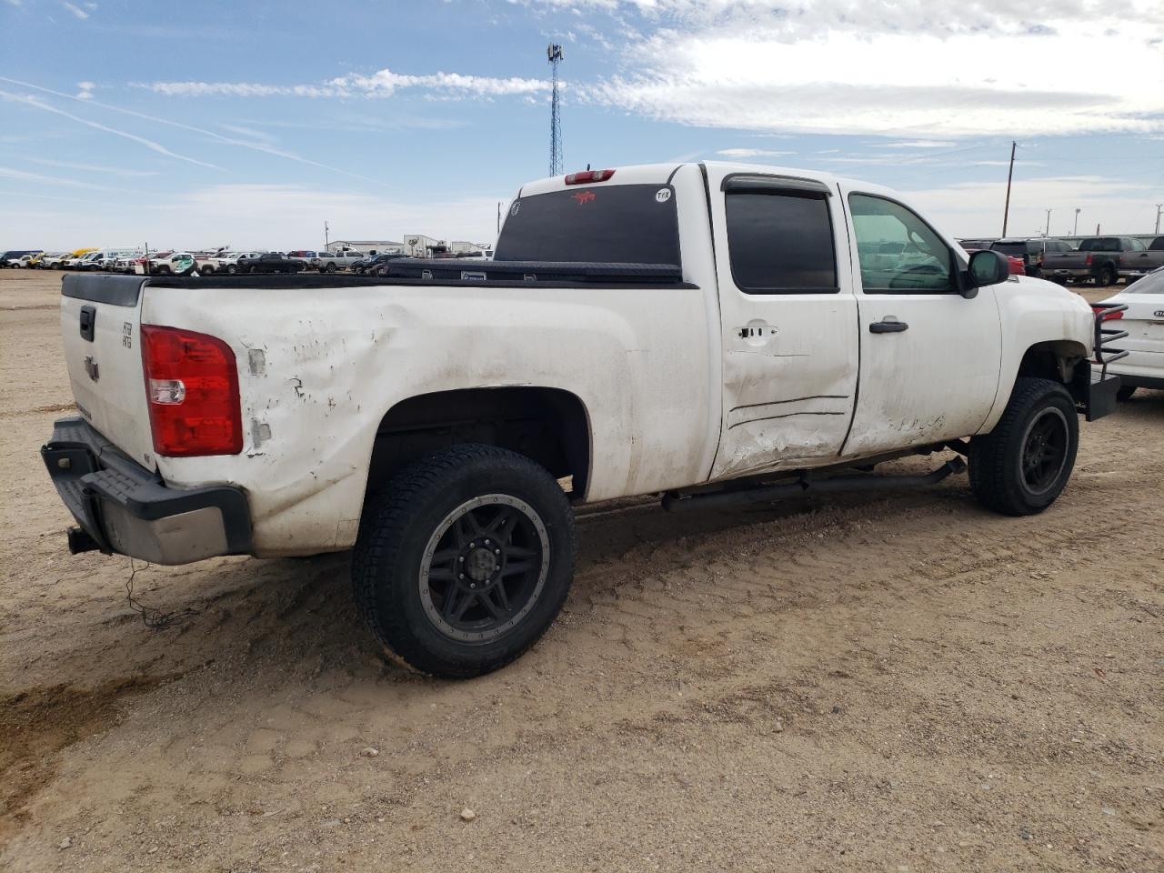 2008 Chevrolet Silverado VIN 1GCHC23658F188383 Copart auction photo, all over damage thumbnail 3