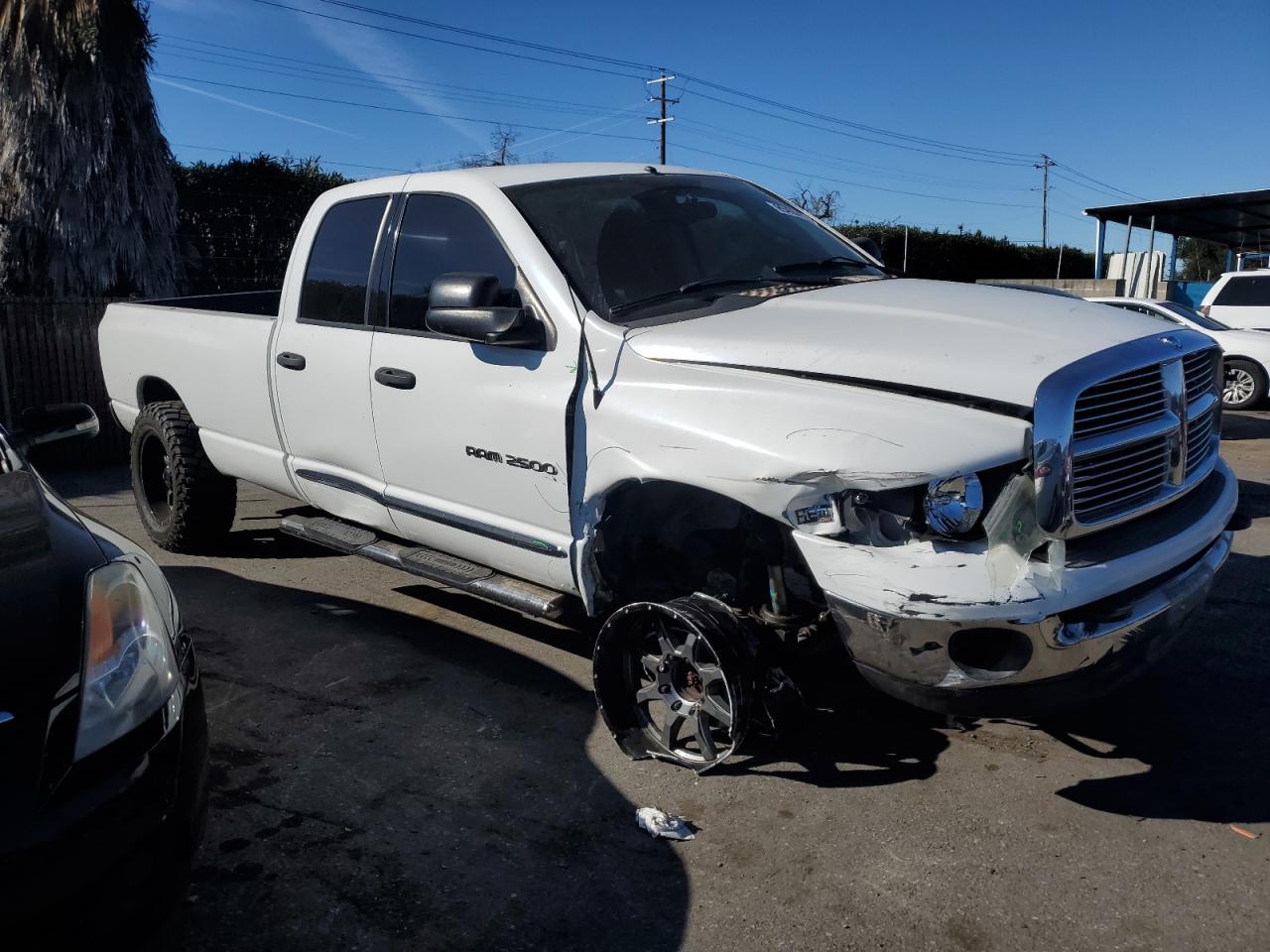 2004 Dodge RAM VIN 1D3KU28D54J182284 Copart auction photo, all over damage thumbnail 4