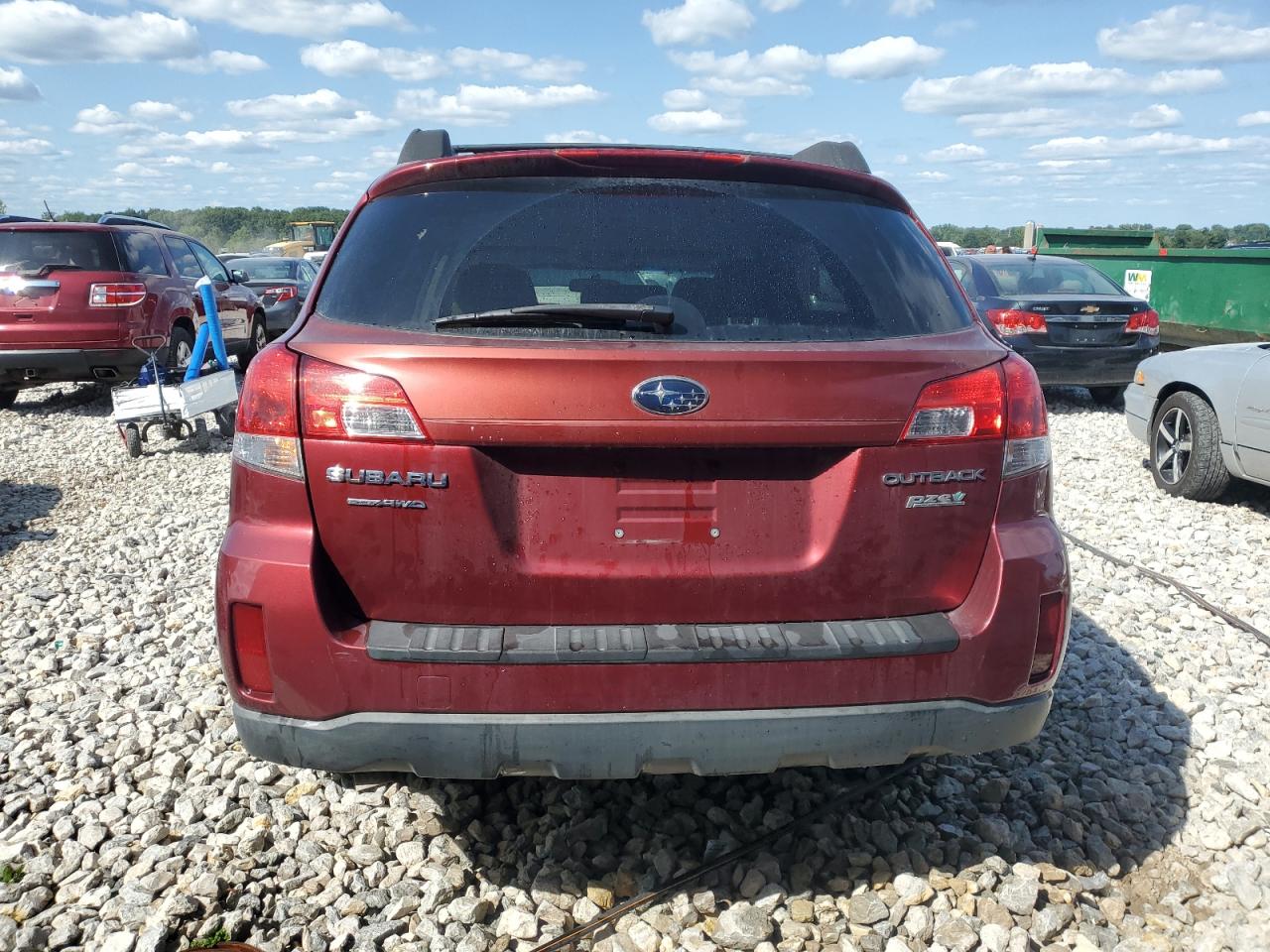 2011 Subaru Outback VIN 4S4BRBCC2B3403460 Copart auction photo, all over damage thumbnail 6