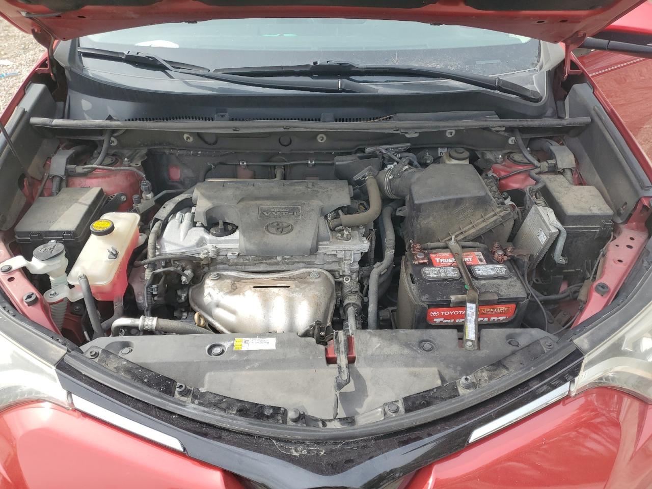 2016 Toyota RAV 4 VIN 2T3YFREV1GW296369 Copart auction photo, all over damage thumbnail 13