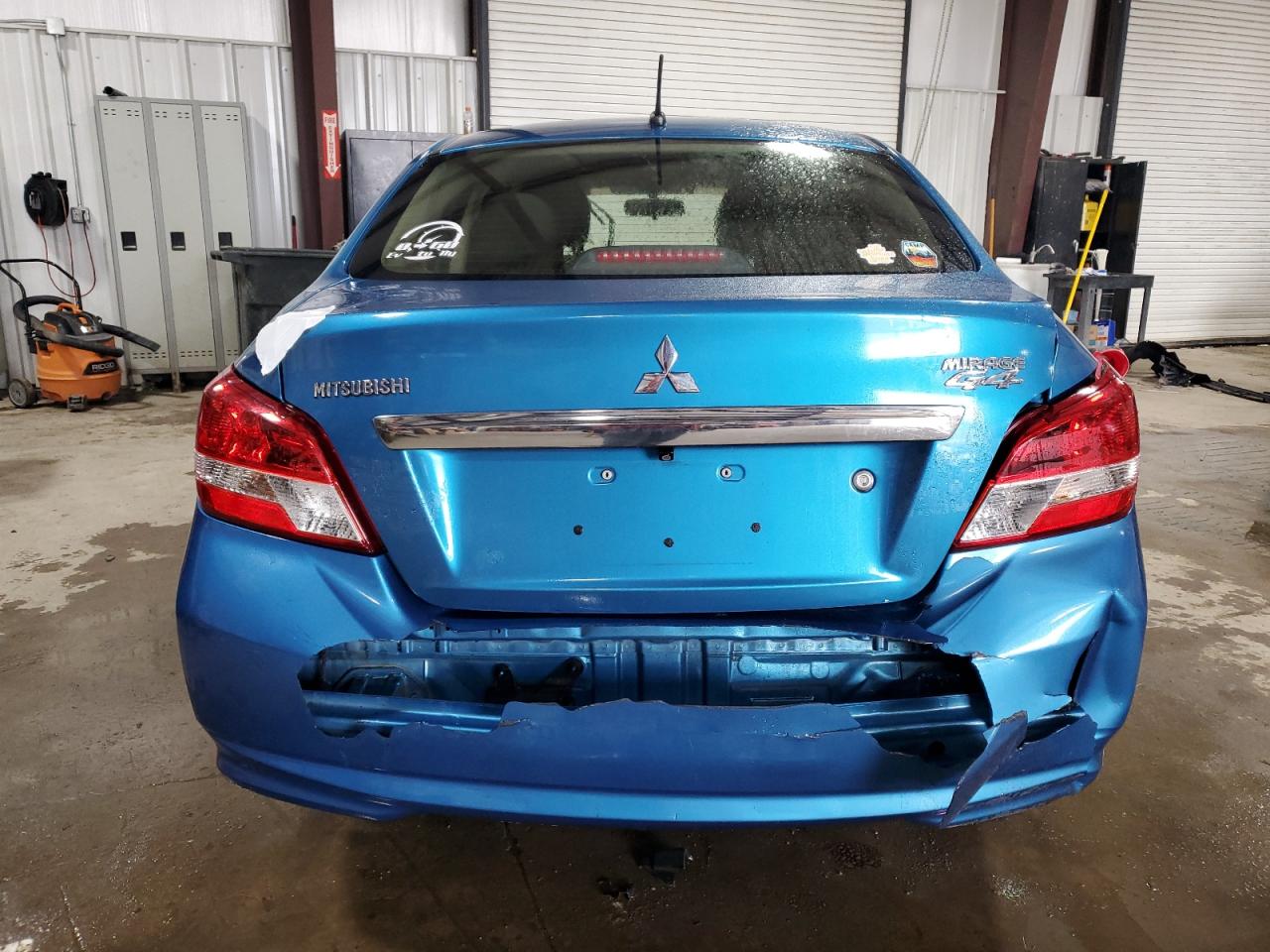 2019 Mitsubishi Mirage VIN ML32F3FJ3KHF07784 Copart auction photo, rear end / front end damage thumbnail 6