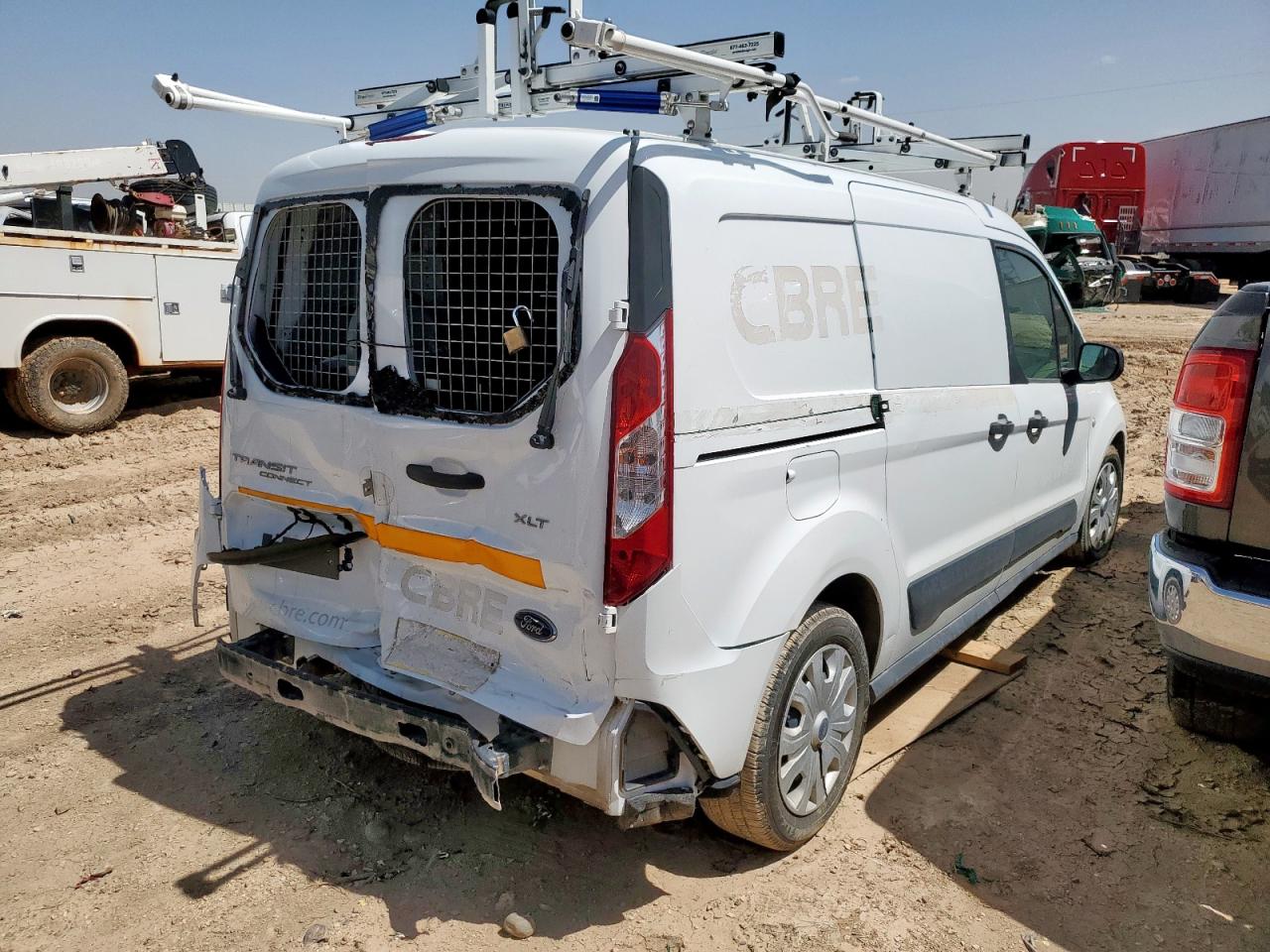 2020 Ford Transit VIN NM0LS7F2XL1452705 Copart auction photo, rear end / minor dent/scratches damage thumbnail 3