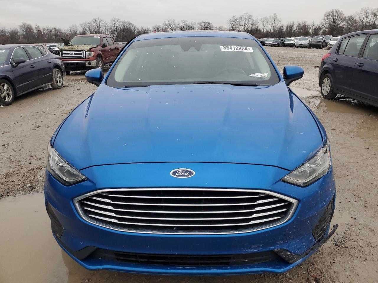 2019 Ford Fusion VIN 3FA6P0HD5KR215072 Copart auction photo, all over damage thumbnail 5