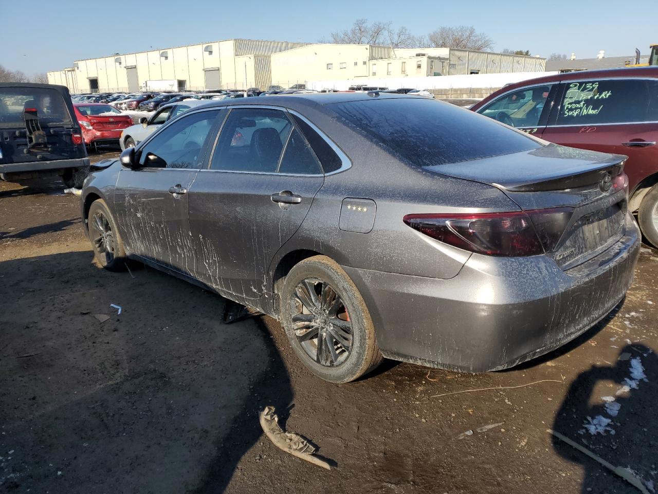 2015 Toyota Camry VIN 4T1BF1FK2FU014744 Copart auction photo, front end damage thumbnail 2