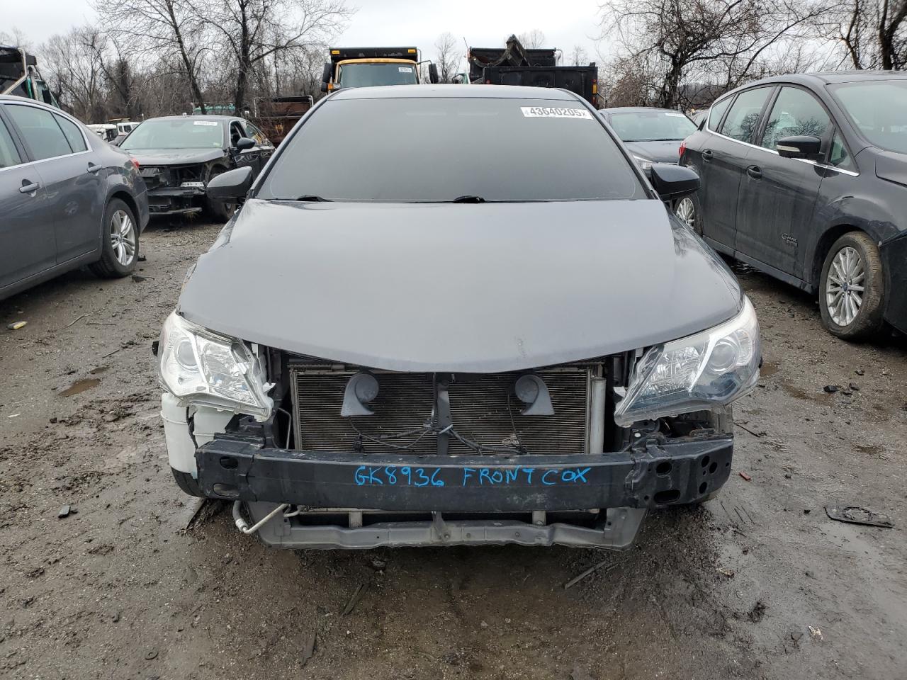2014 Toyota Camry VIN 4T1BF1FK5EU410276 Copart auction photo, front end / side damage thumbnail 5