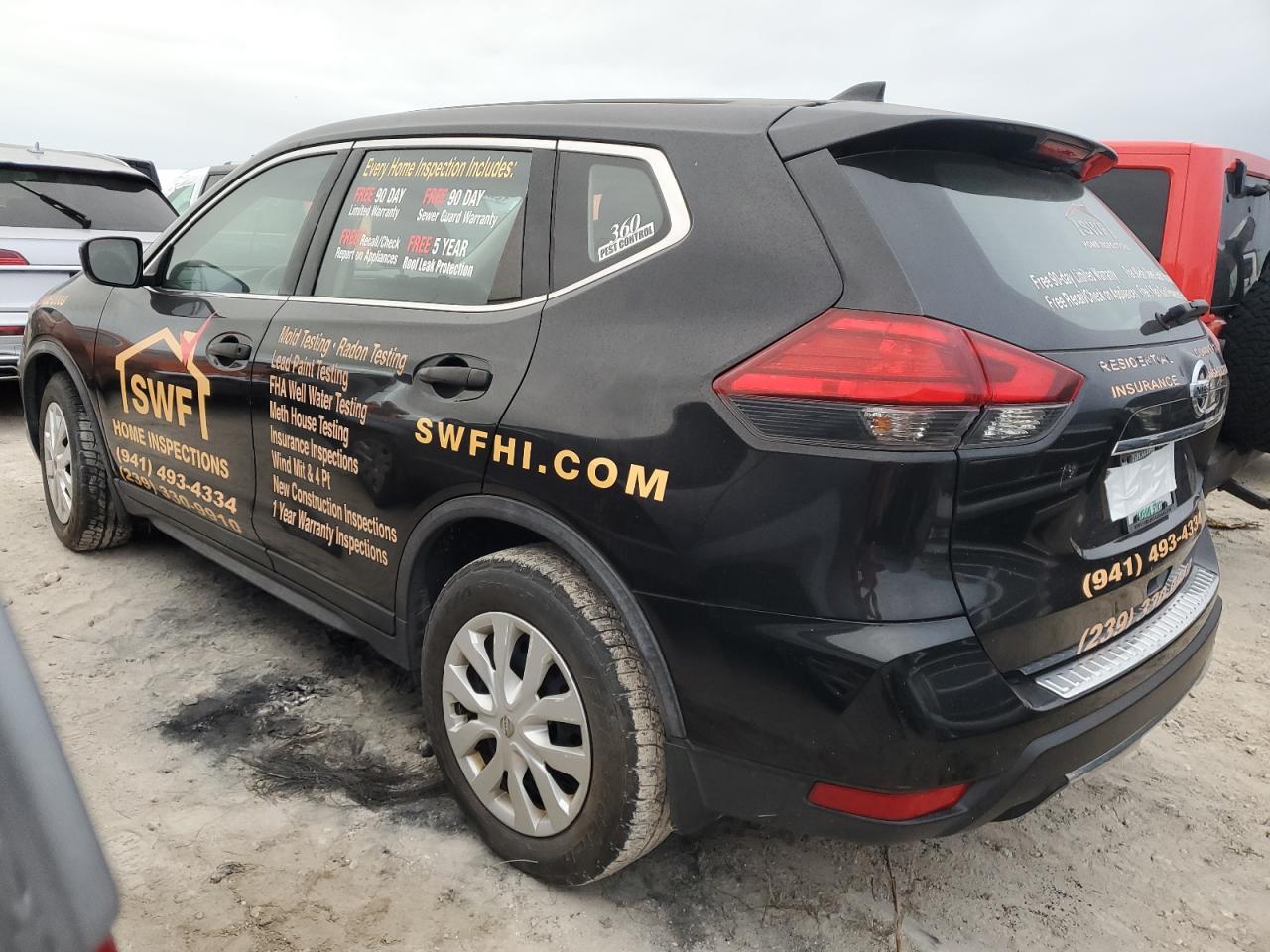 2017 Nissan Rogue VIN JN8AT2MT1HW130488 Copart auction photo, water/flood damage thumbnail 2