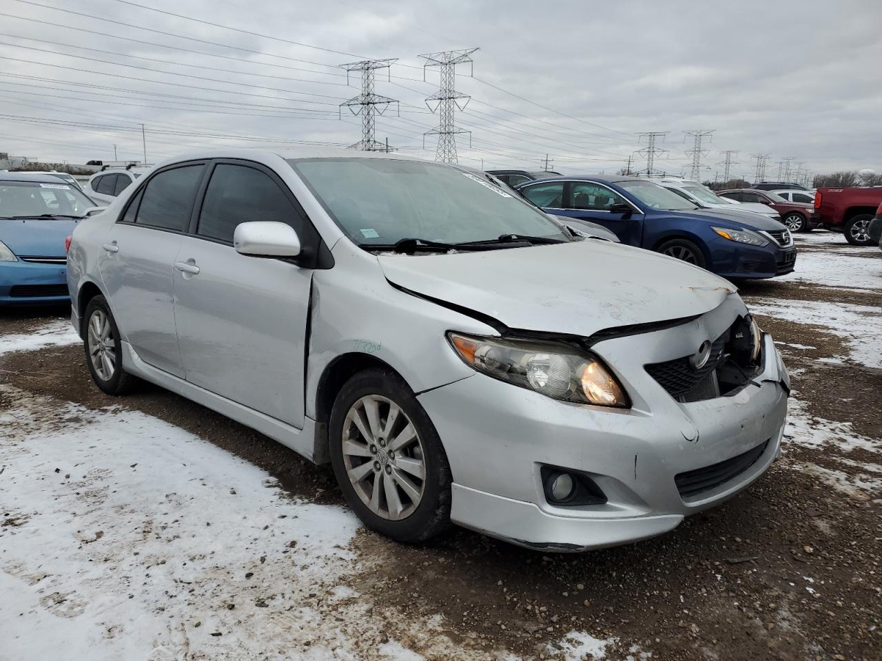 2010 Toyota Corolla VIN 2T1BU4EE9AC271218 Copart auction photo, front end damage thumbnail 4