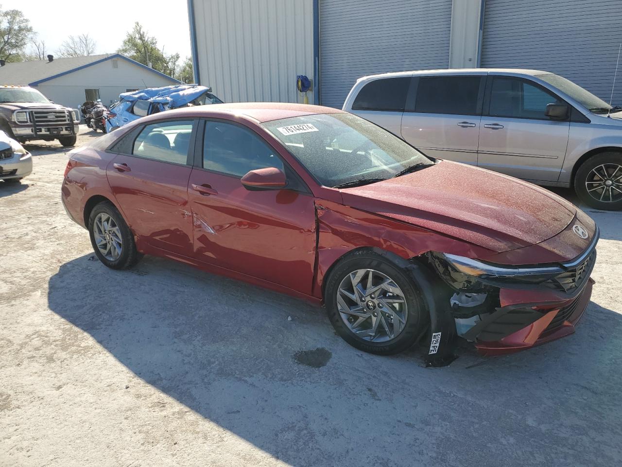 2024 Hyundai Elantra VIN KMHLM4DGXRU798573 Copart auction photo, front end damage thumbnail 4