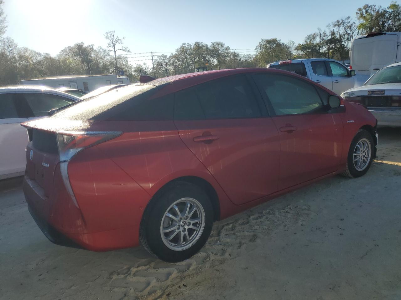 2017 Toyota Prius VIN JTDKARFU2H3052714 Copart auction photo, front end / minor dent/scratches damage thumbnail 3